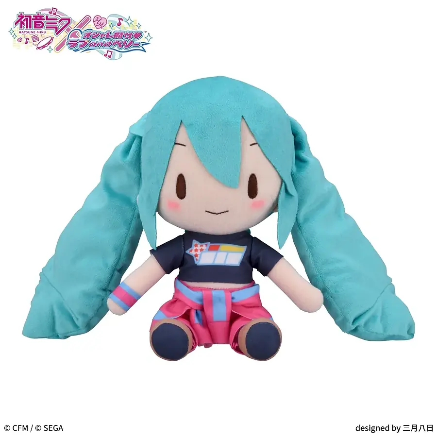 Hatsune Miku Love and Berry Fuwapuchi M Plush Berry Ver.