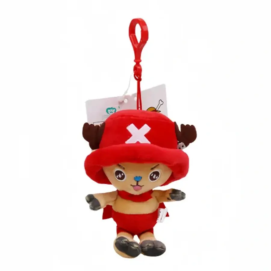 One Piece Tony Tony Chopper Red Hat Plush Doll Keychain