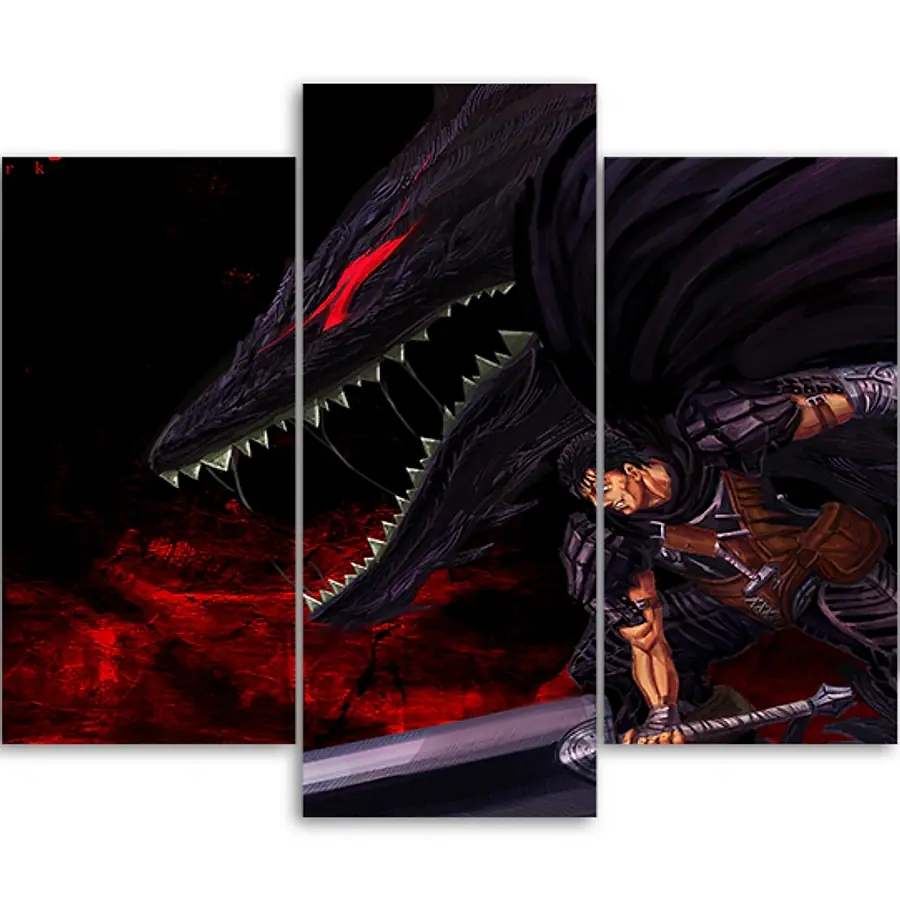 Berserk Guts Canvas Painting