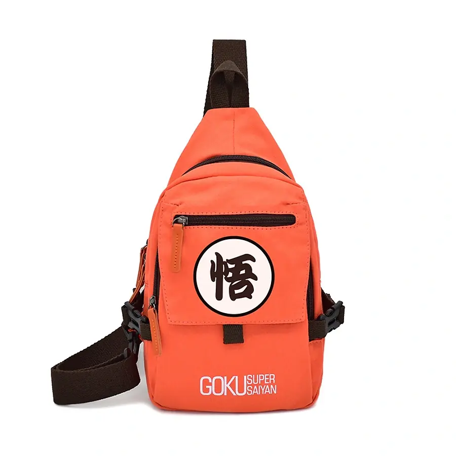 Dragon Ball Goku's Kanji Symbol Messenger Bag Backpack Chest Bag