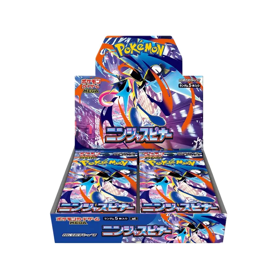 JAPAN OFFICIAL Pokemon TCG MEGA Ninja Spinner M4 Booster Box - Japanese