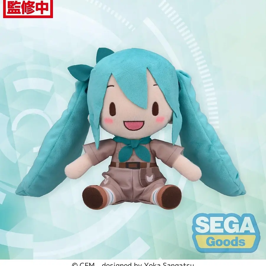 SEGA Fuwa Petit Hatsune Miku Series M Plush Hatsune Miku Going Out Series Zoo
