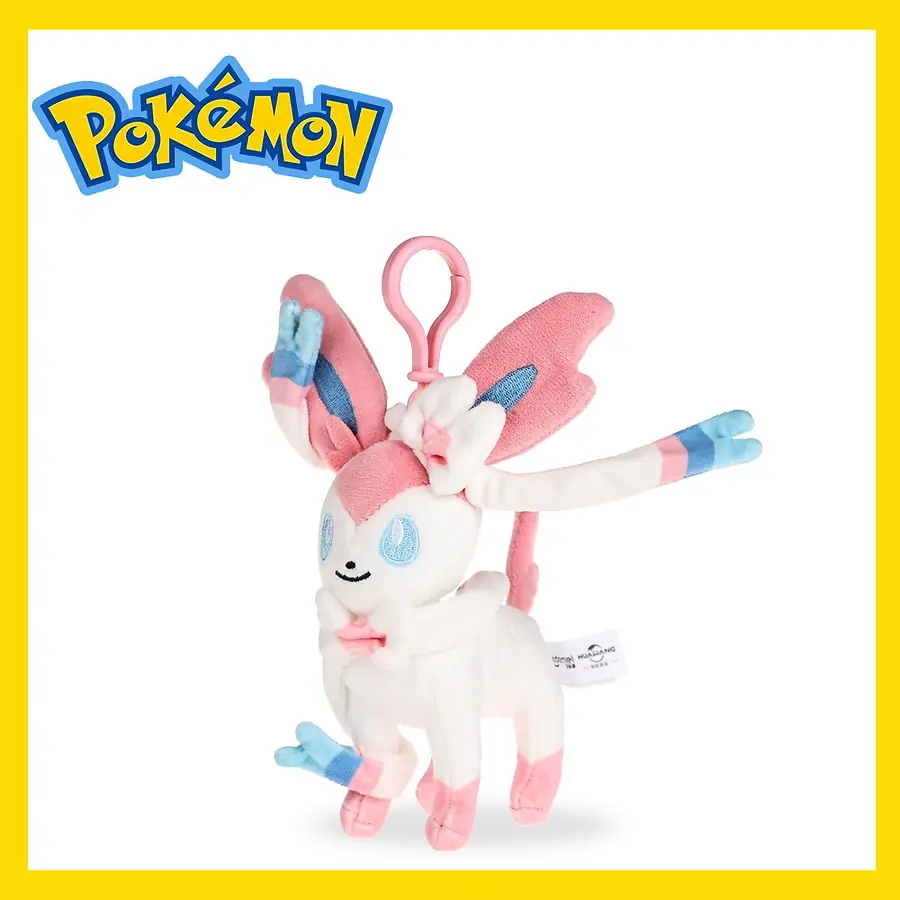 Official Pokemon Sylveon Plush Doll Keychain