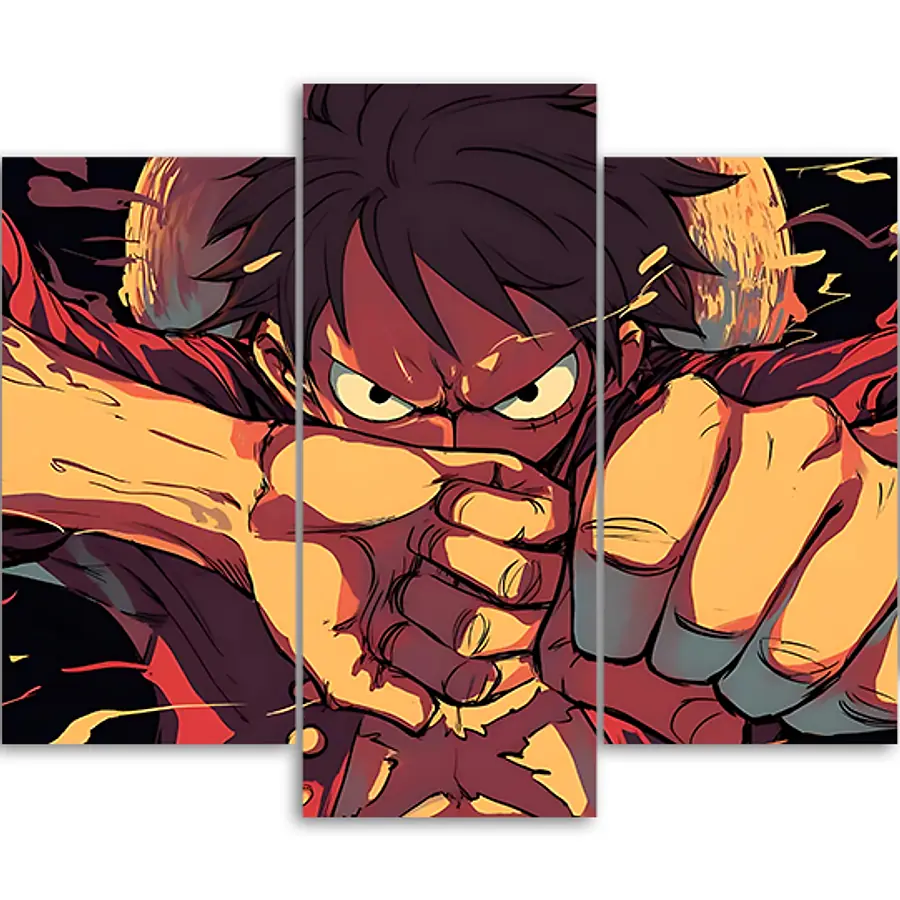 One Piece Luffy Canvas Painting