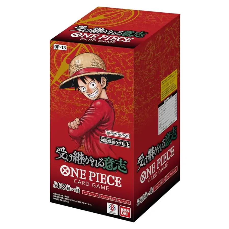 JAPAN OFFICIAL BANDAI One Piece - TCG - Card Game Carrying On His Will [OP-13]