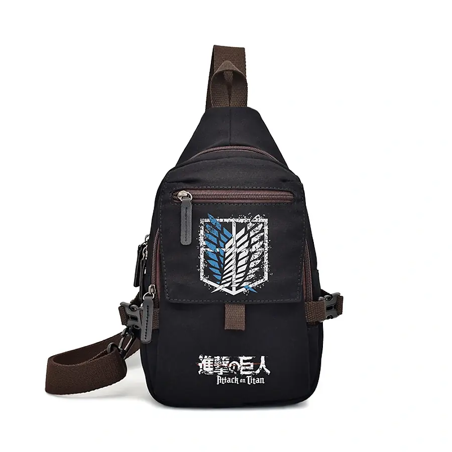 Attack On Titan Logo Messenger Bag Backpack Chest Bag