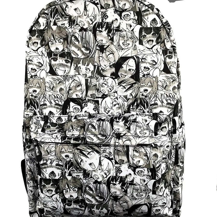 Ahegao Backpack School Bag