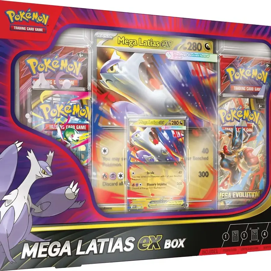 English Pokemon TCG Mega Latias ex Box
