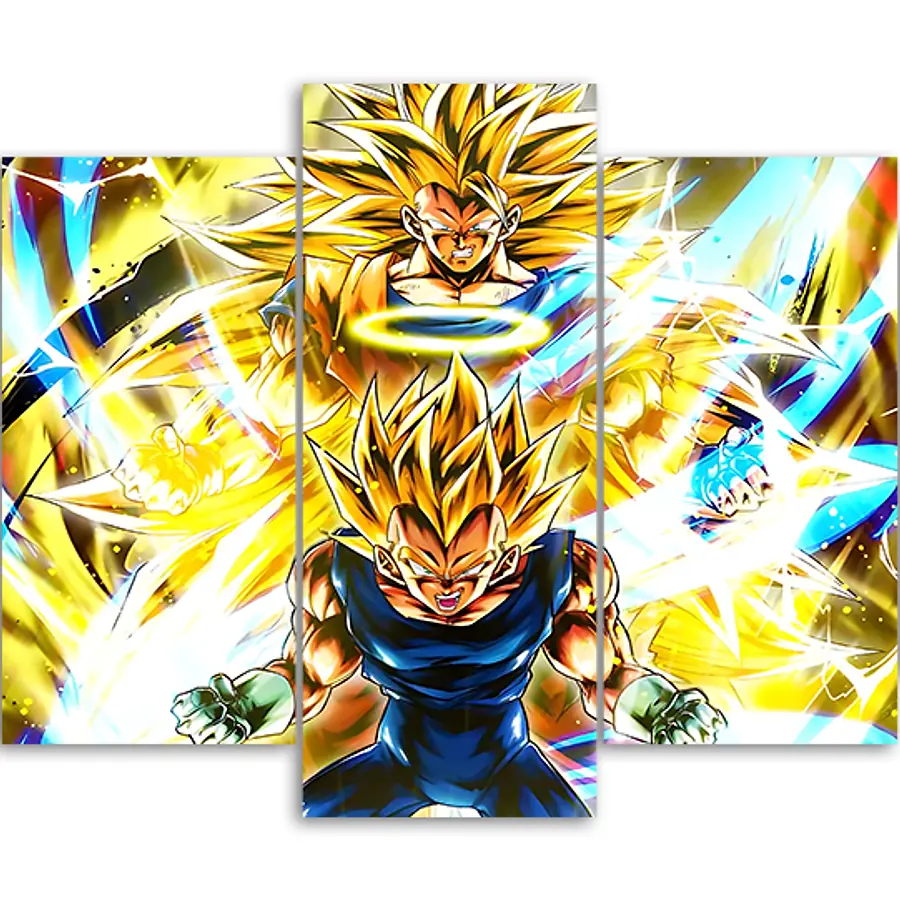 Dragon Ball SS3 Goku and Vegeta Canvas Painting